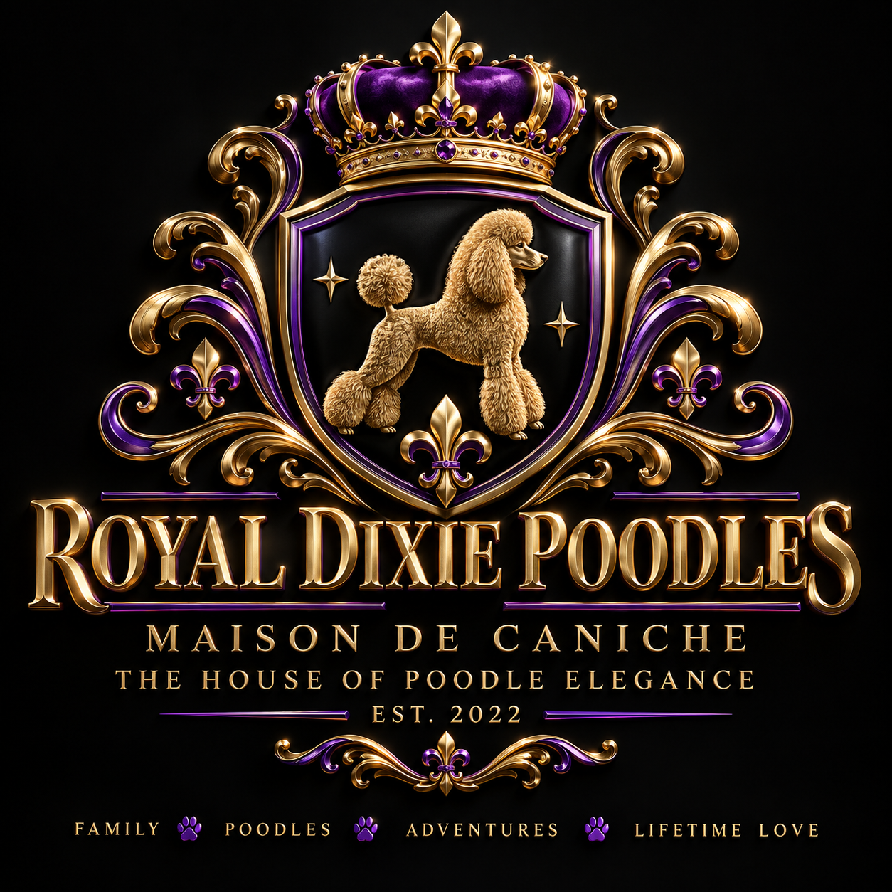 Royal Dixie Poodles crest